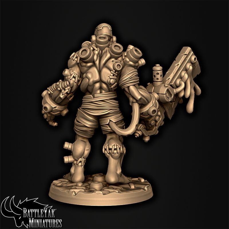 Wargast Kludge-Brute - Blightergast Reanimators - 3d Printed Miniature by Battle Yak Miniatures