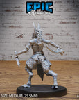 Jackalwere Female - 3d Printed Miniature Sculpted by Epic Miniatures