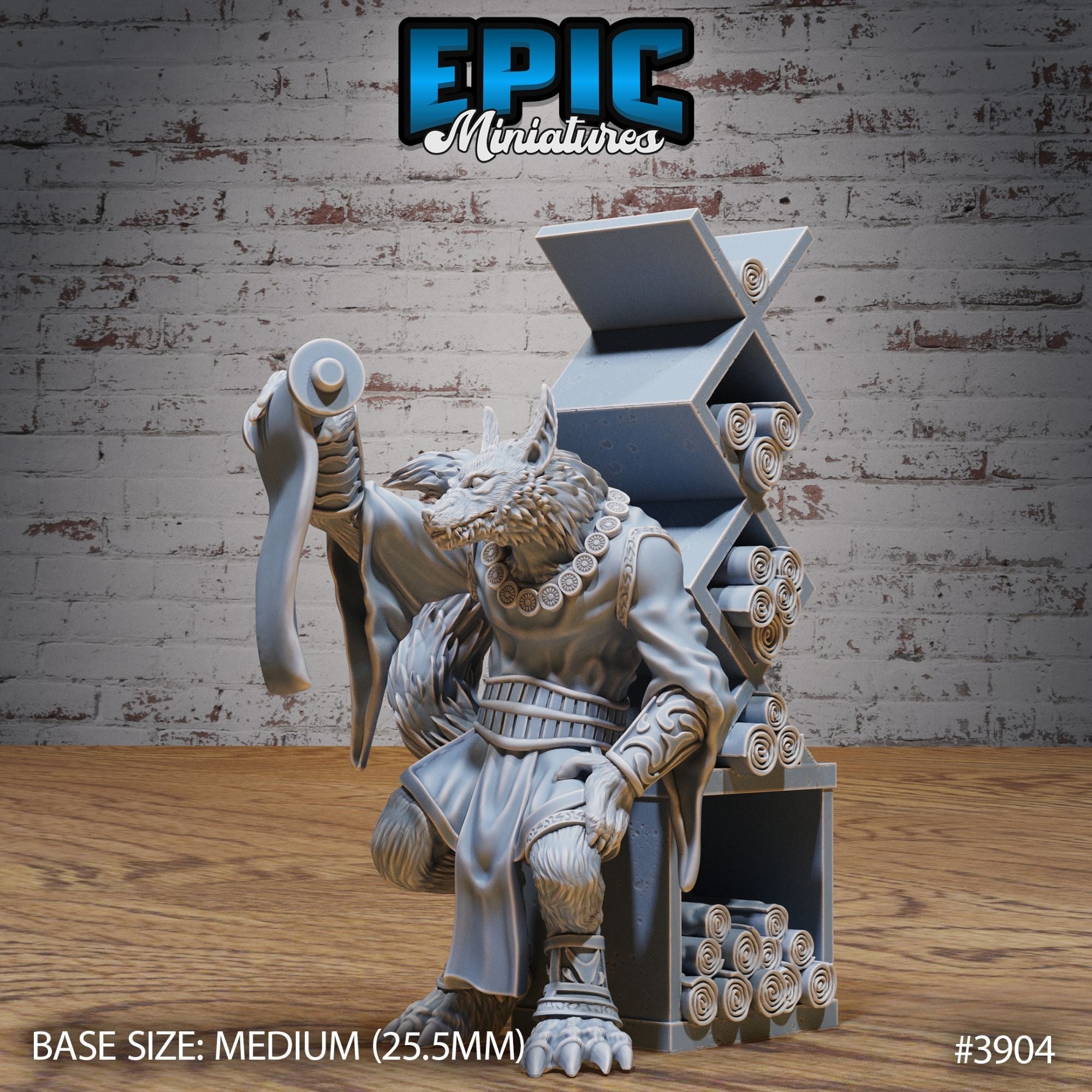 Arcanaloth - 3d Printed by Epic Miniatures