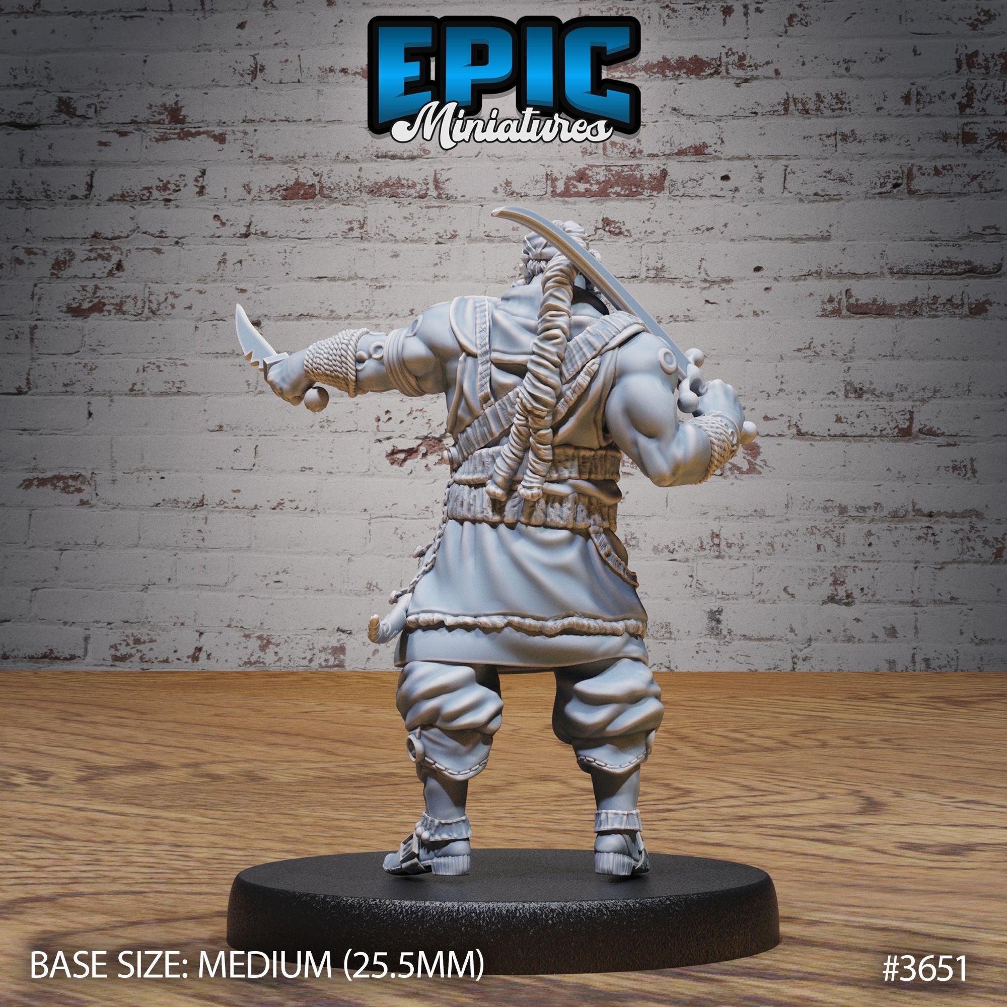 Coast Bandit - 3d Printed by Epic Miniatures