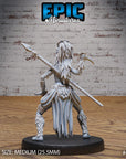 Lion Huntress - 3d Printed Miniature Sculpted by Epic Miniatures