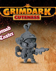 Broad Caster - 3d Printed Grimdark Cuteness Chibi Miniature