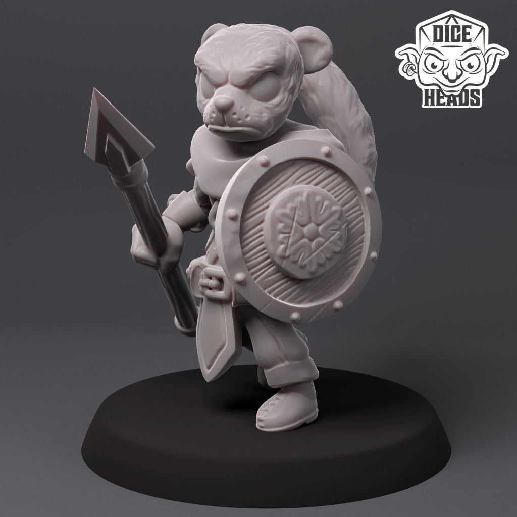 Weasel Infantry - 3d Printed Miniature by DiceHeads