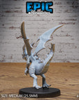 Light Dragon Wyrmling - 3d Printed Miniature Sculpted by Epic Miniatures