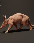 Aardvark - 3d Printed 1:24 Scale Miniature sculpted by Animal Den