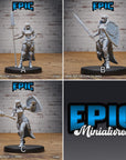 Knight Lady Gisella - 3d Printed by Epic Miniatures