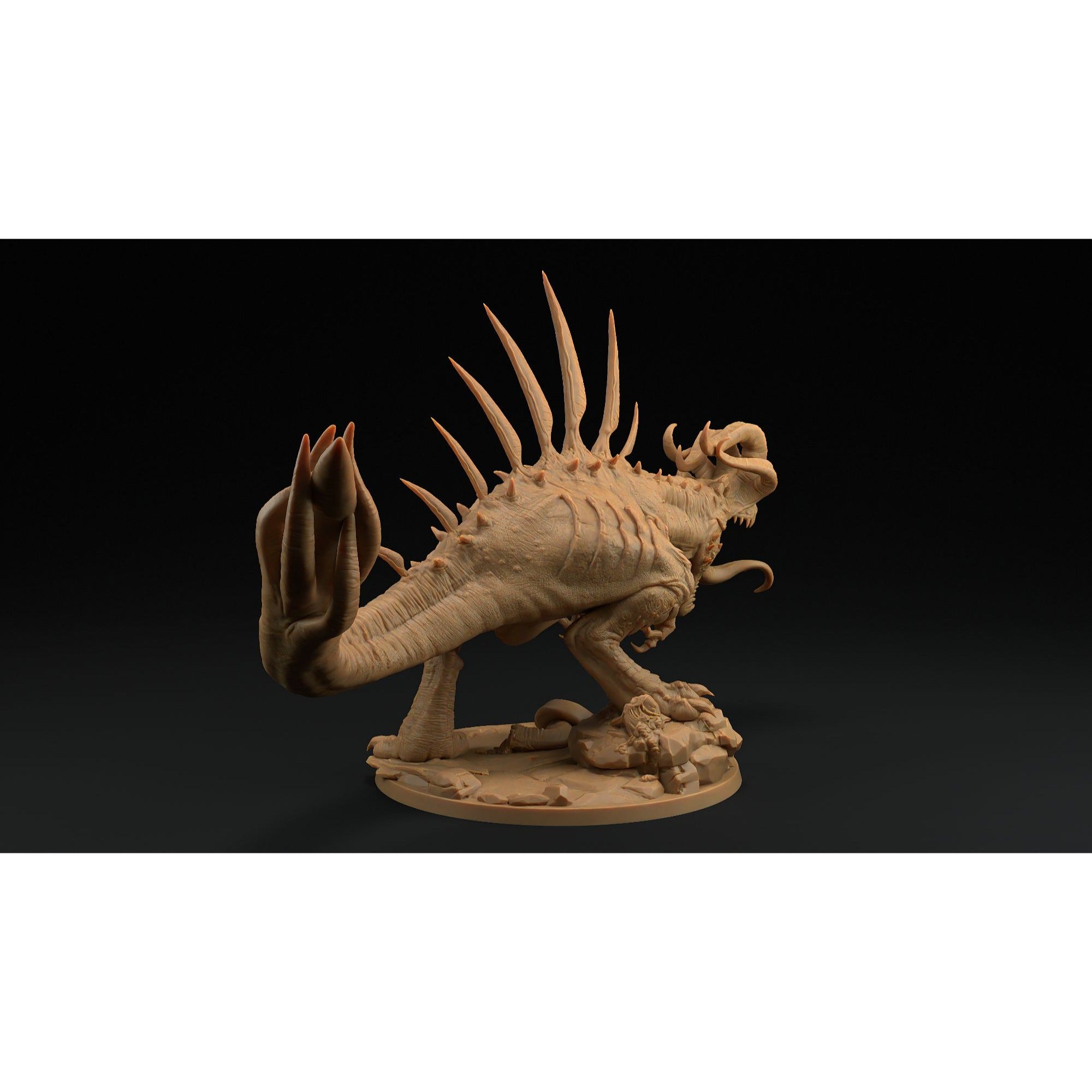 Cerebrasaurus Rex - 3d Printed Miniature by Dragon Trappers Lodge