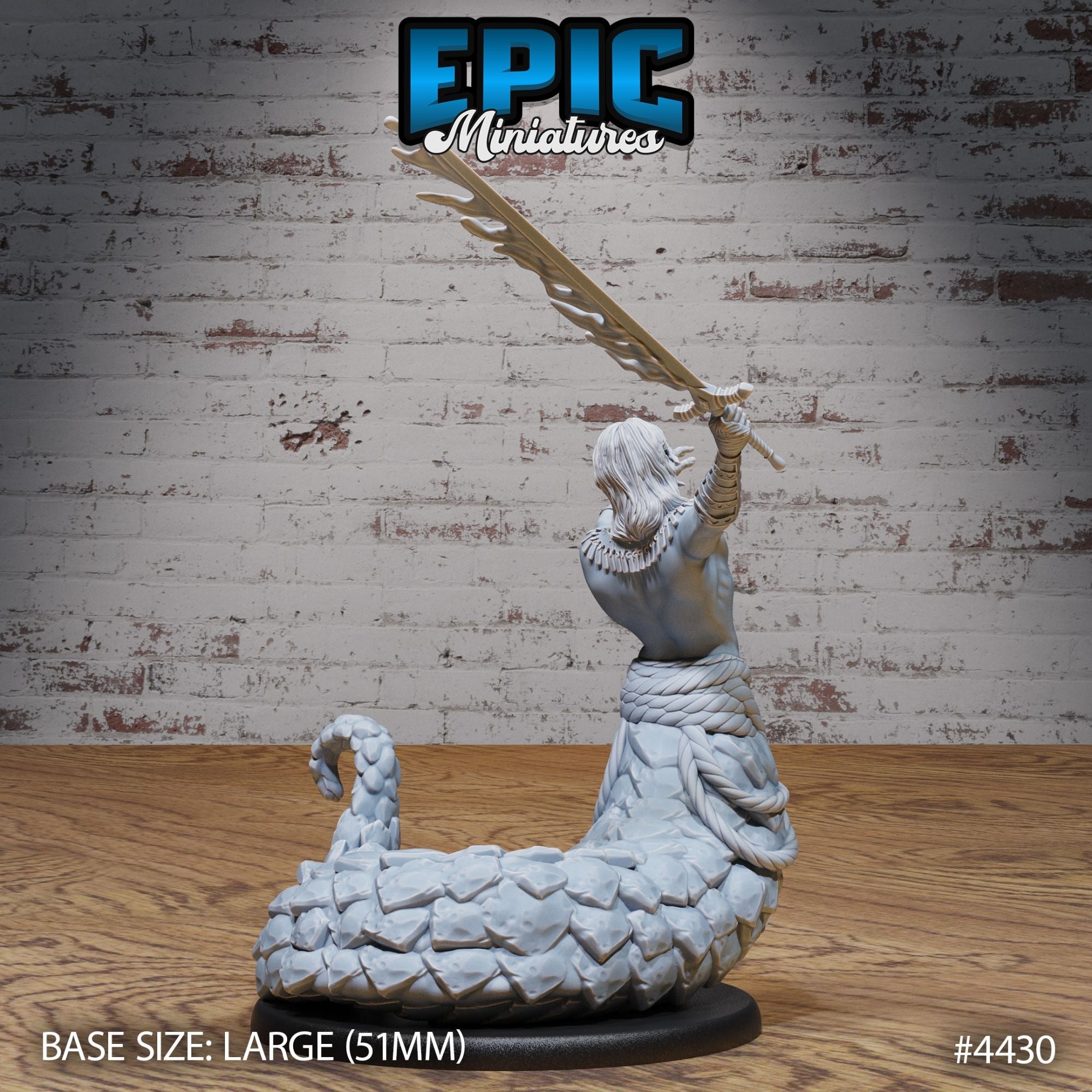 Lamia Prince - 3d Printed Miniature Sculpted by Epic Miniatures