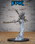 Fire Elemental Female - 3d Printed by Epic Miniatures