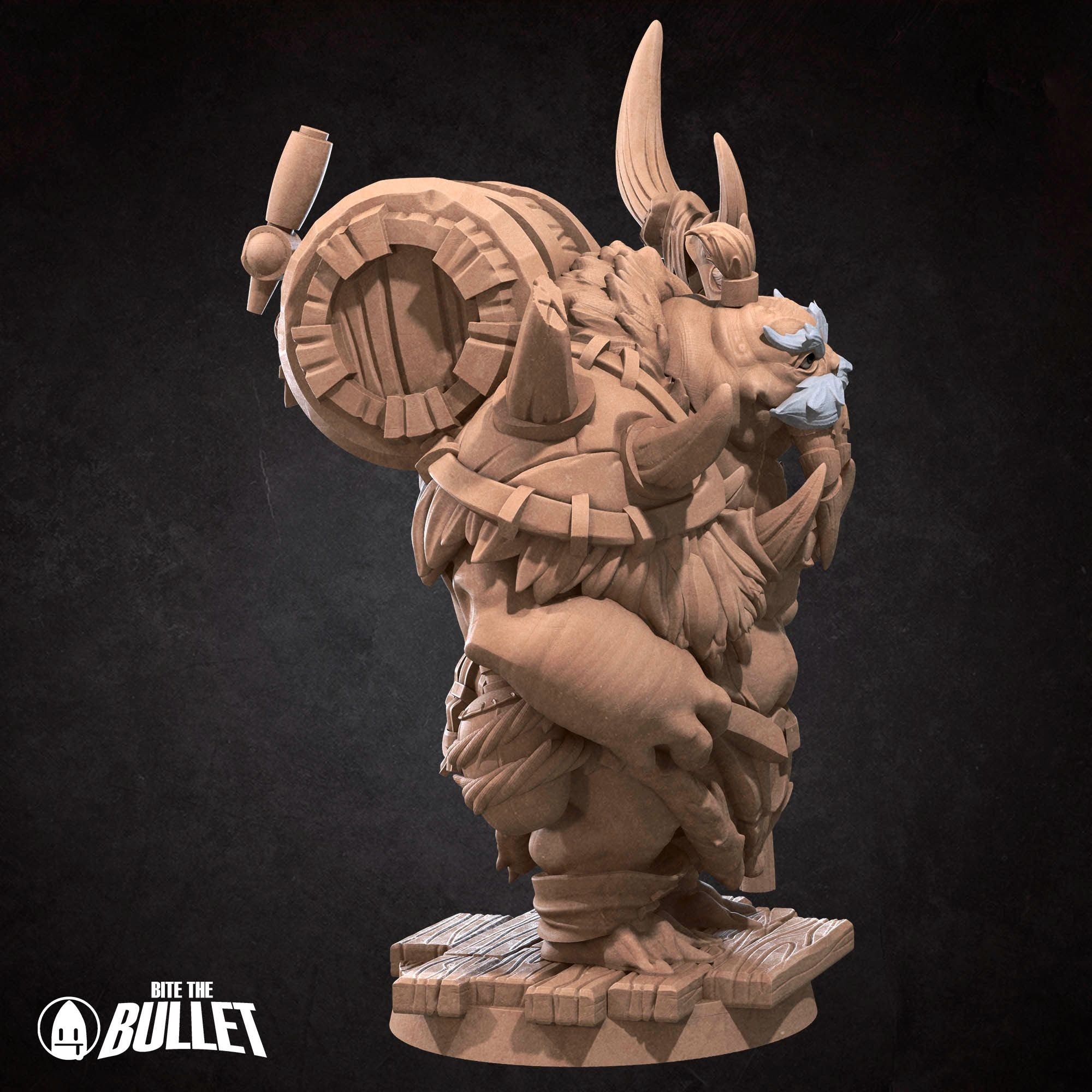 Walrus Mead Vendor - 3d Printed Miniature by Bite the Bullet