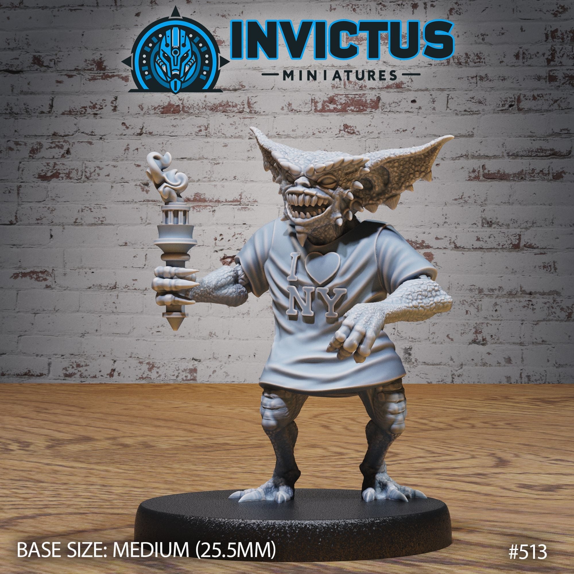 Nibbler Goblin - 3d Printed Miniature Sculpted by Invictus Miniatures