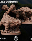 Armatrah Ankylosaurus - Dino Domination - 3d Printed Miniature Sculpted by Sordane Publishing