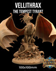 Vellithrax, the Tempest Tyrant - 3d Printed Miniature by Dragon Trappers Lodge