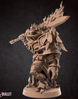 Bazaltar, Dragonborn Paladin - 3d Printed Miniature by Bite the Bullet