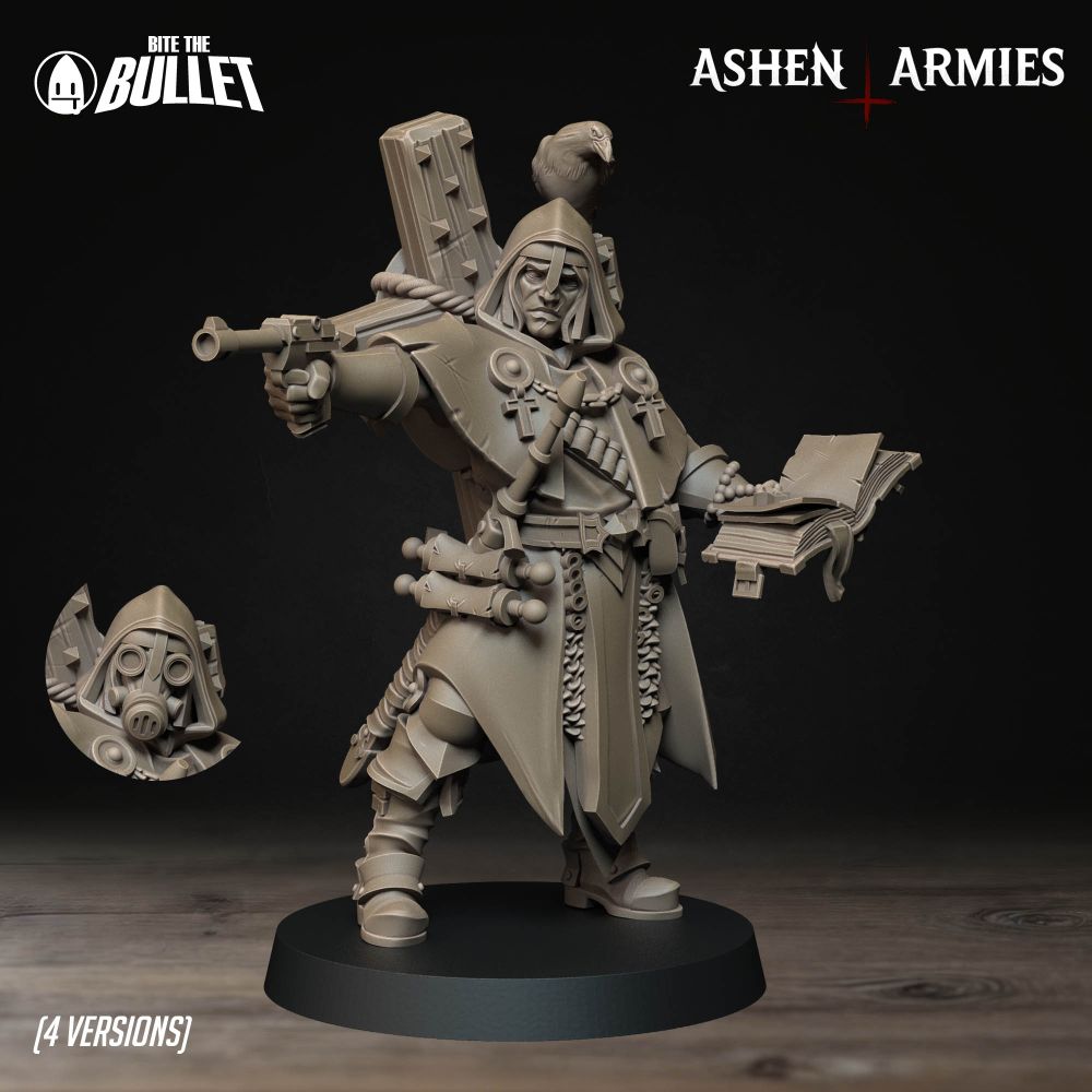 a toy figurine of a man with a gun