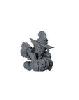 Orc Karvin a Pumpkin - 3d Printed Grimdark Cuteness Chibi Miniature