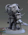 Cyrus Swordtusk - Oliphaunts of Red Ridge - 3d Printed Miniature sculpted by Daybreak Miniatures