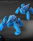 Reaver - Iron Gears - 3d Printed Miniature by Blue Wyvern