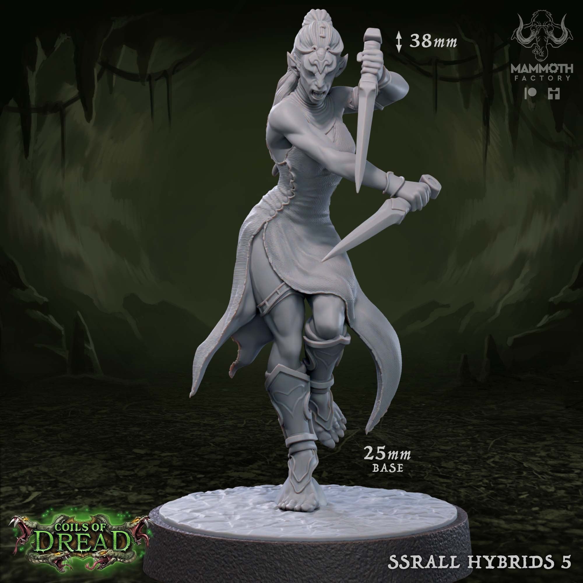 Ssrall Hybrids - 3d Printed Miniature by Mammoth Factory