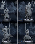 Dralfar Spearmen - 3d Printed Miniature by Mammoth Factory