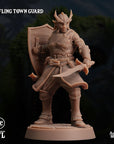 Tiefling Town Guard - 3d Printed Miniature by Arcane Minis