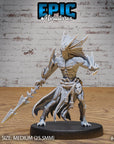 Atlantean Merfolk - 3d Printed Miniature Sculpted by Epic Miniatures