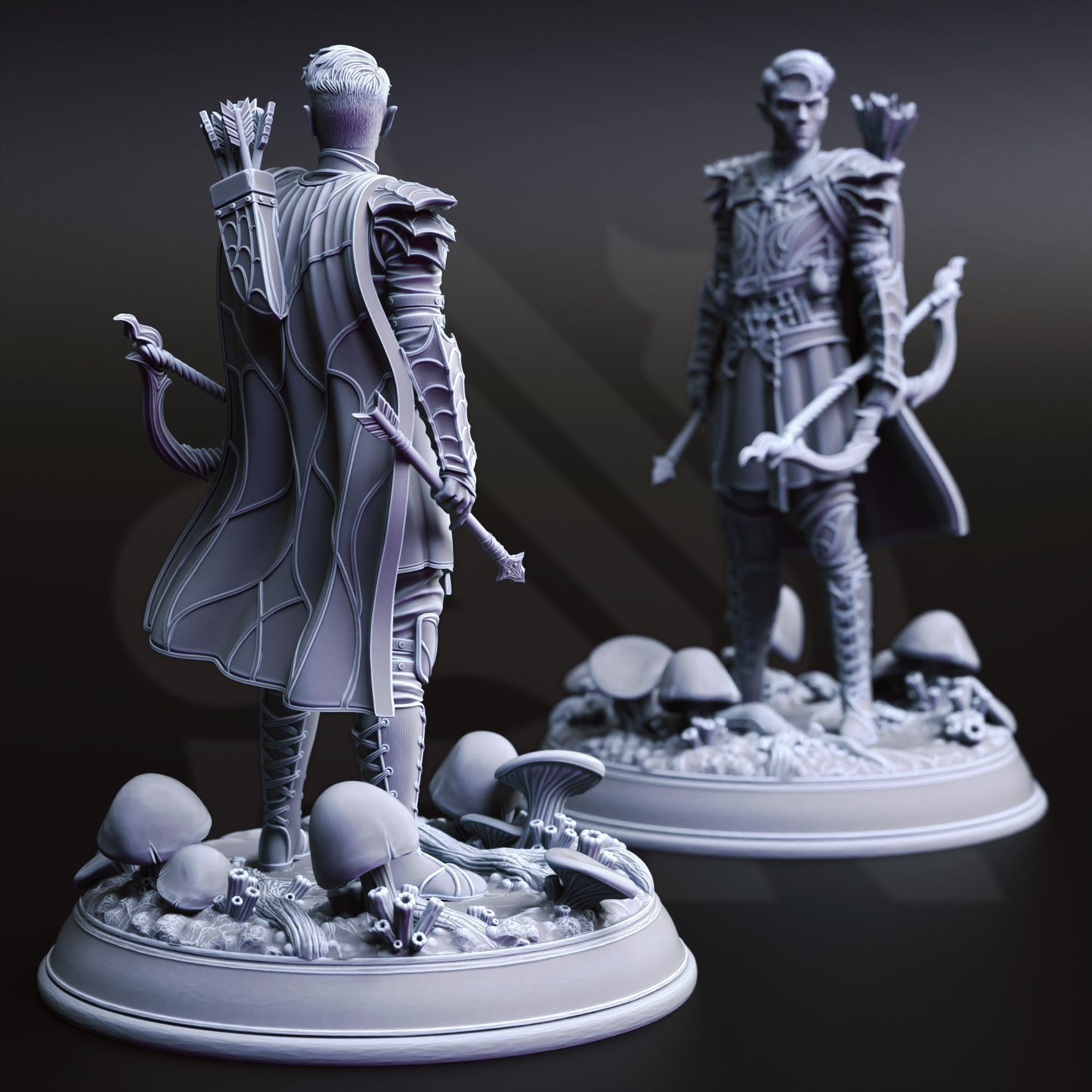 Irinax&#39;s Chosen - Drow Soldiers - 3d Printed Miniature by DM Stash