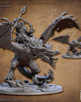 Mordraxix the Wyvern Queen - Vanguard Fighters Guild - 3d Printed Miniature sculpted by Artisan Guild