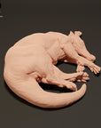 Aardvark - 3d Printed 1:24 Scale Miniature sculpted by Animal Den