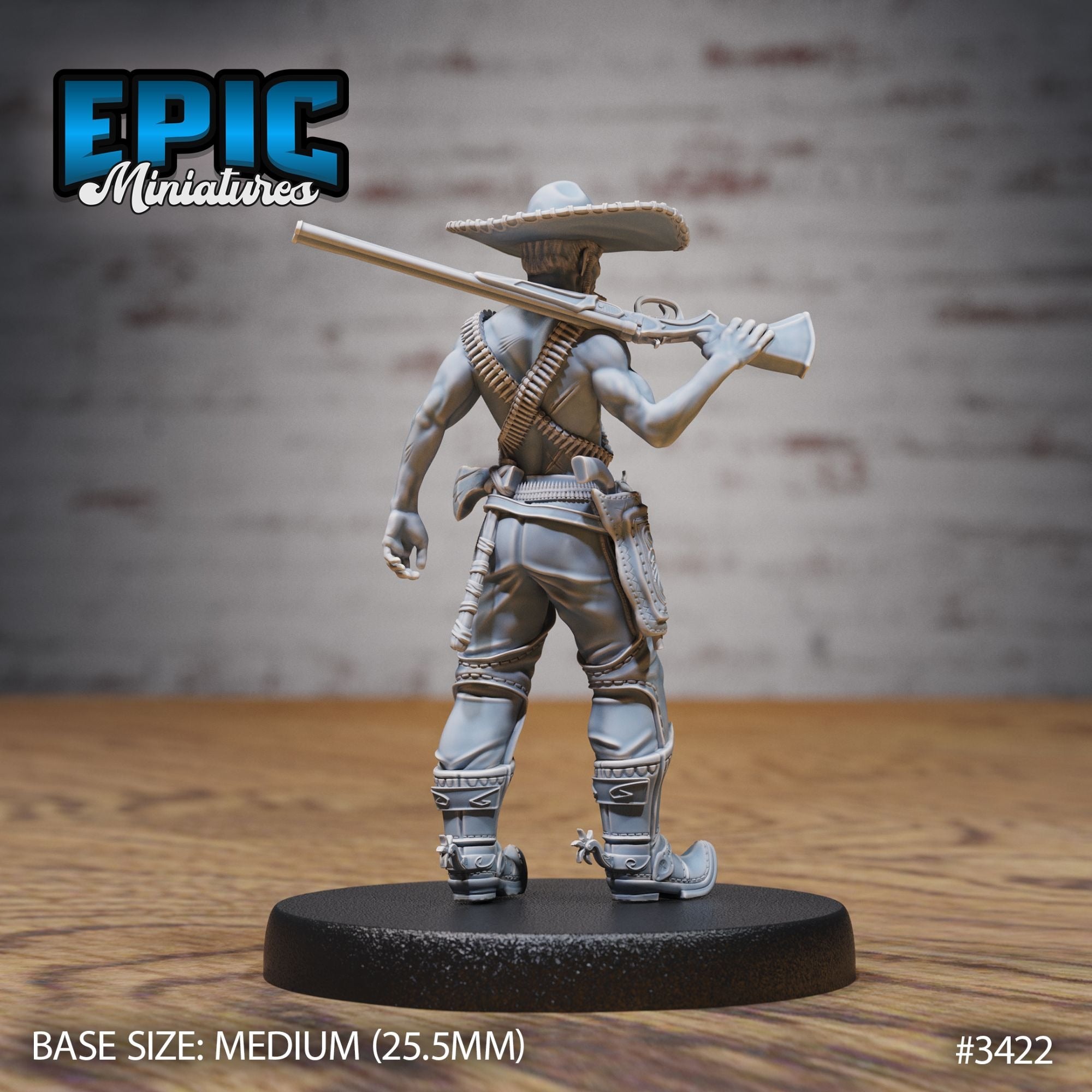 Wild West Bandit - 3d Printed by Epic Miniatures