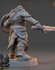 Tristan du Vent Sauvage - Renegades of the Iron Phoenix - 3d Printed Miniature sculpted by Daybreak Miniatures