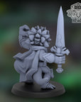 Bearded Dragon Fighter - 3d Printed Miniature by DiceHeads