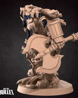 Orc Barbarian - 3d Printed Miniature by Bite the Bullet