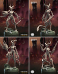 Techno Succubi - 3d Printed Miniature Sculpted by Crippled God Foundry