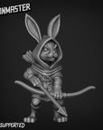 Rabbit Archer - 3d Printed Miniature by Goon Master Games