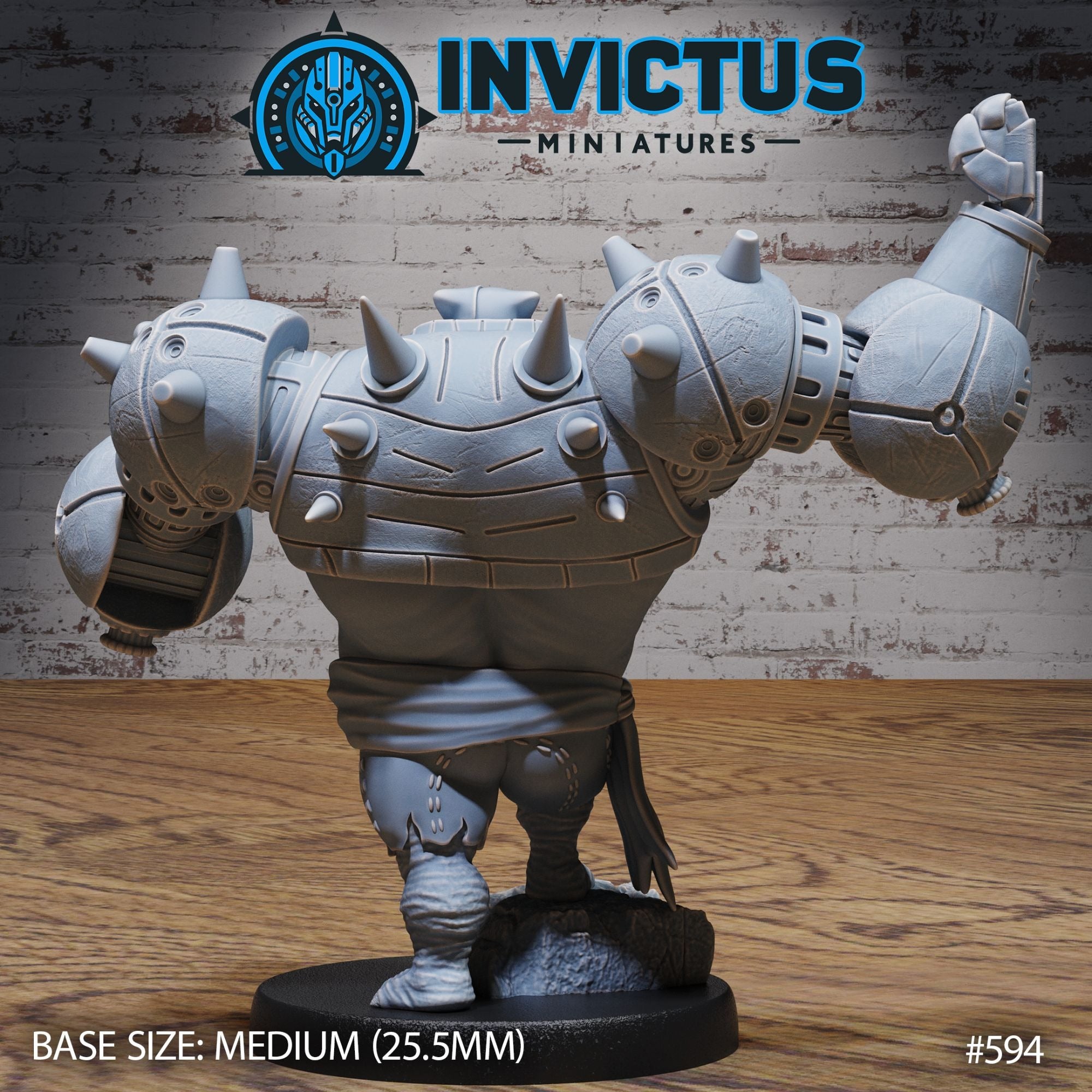 Alien Brute - 3d Printed by Invictus Miniatures