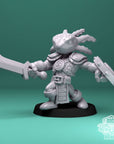 Axolotl Fighters - 3d Printed Miniature by DiceHeads