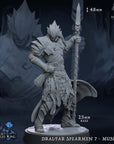 Dralfar Spearmen - 3d Printed Miniature by Mammoth Factory