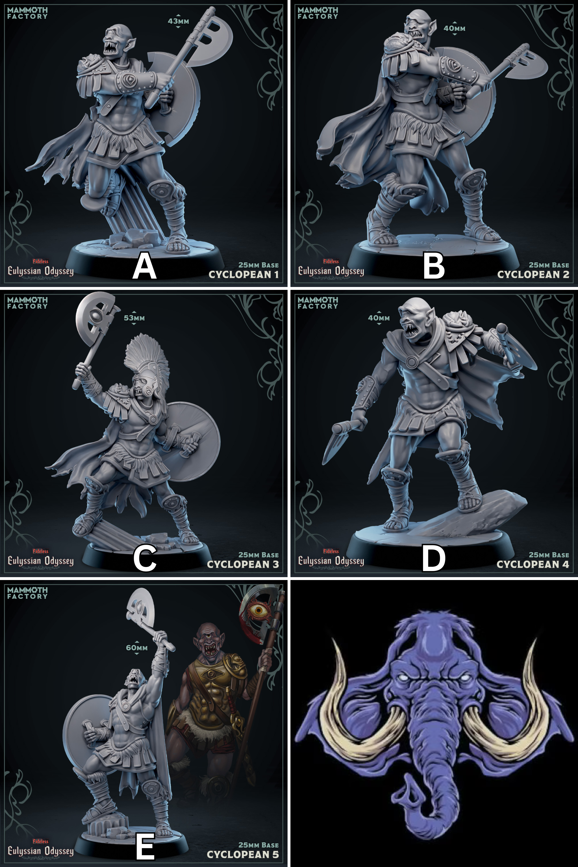 a series of photos showing different types of figurines