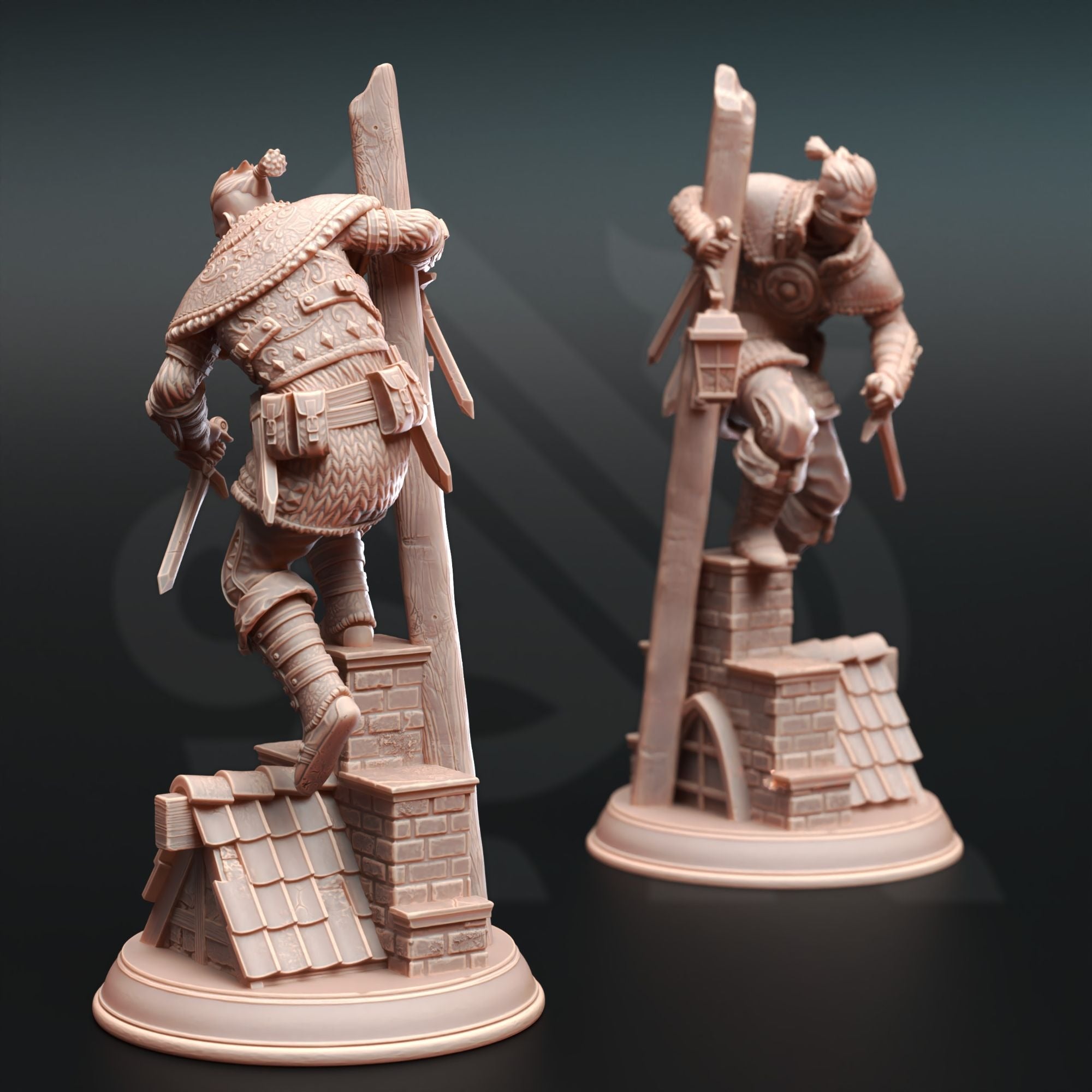 Dusty Dirks Bandits - 3d Printed Miniature by DM Stash