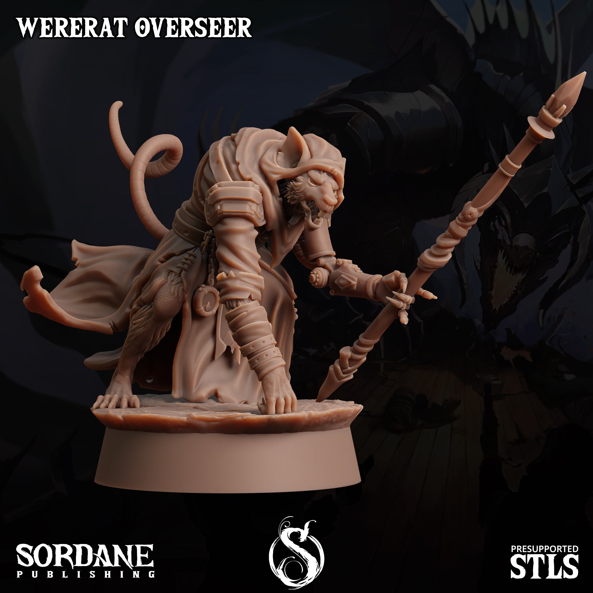 a statue of a demon with a sword