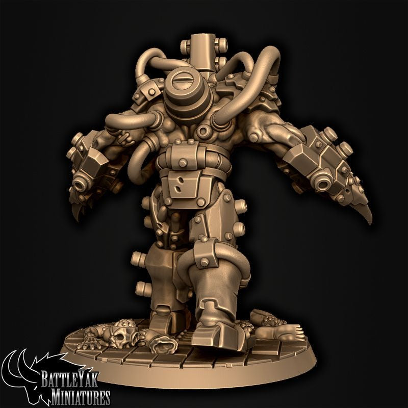 Wargast Gallowglass - Blightergast Reanimators - 3d Printed Miniature by Battle Yak Miniatures