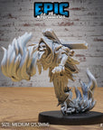 Fire Ghost Skeleton - 3d Printed by Epic Miniatures