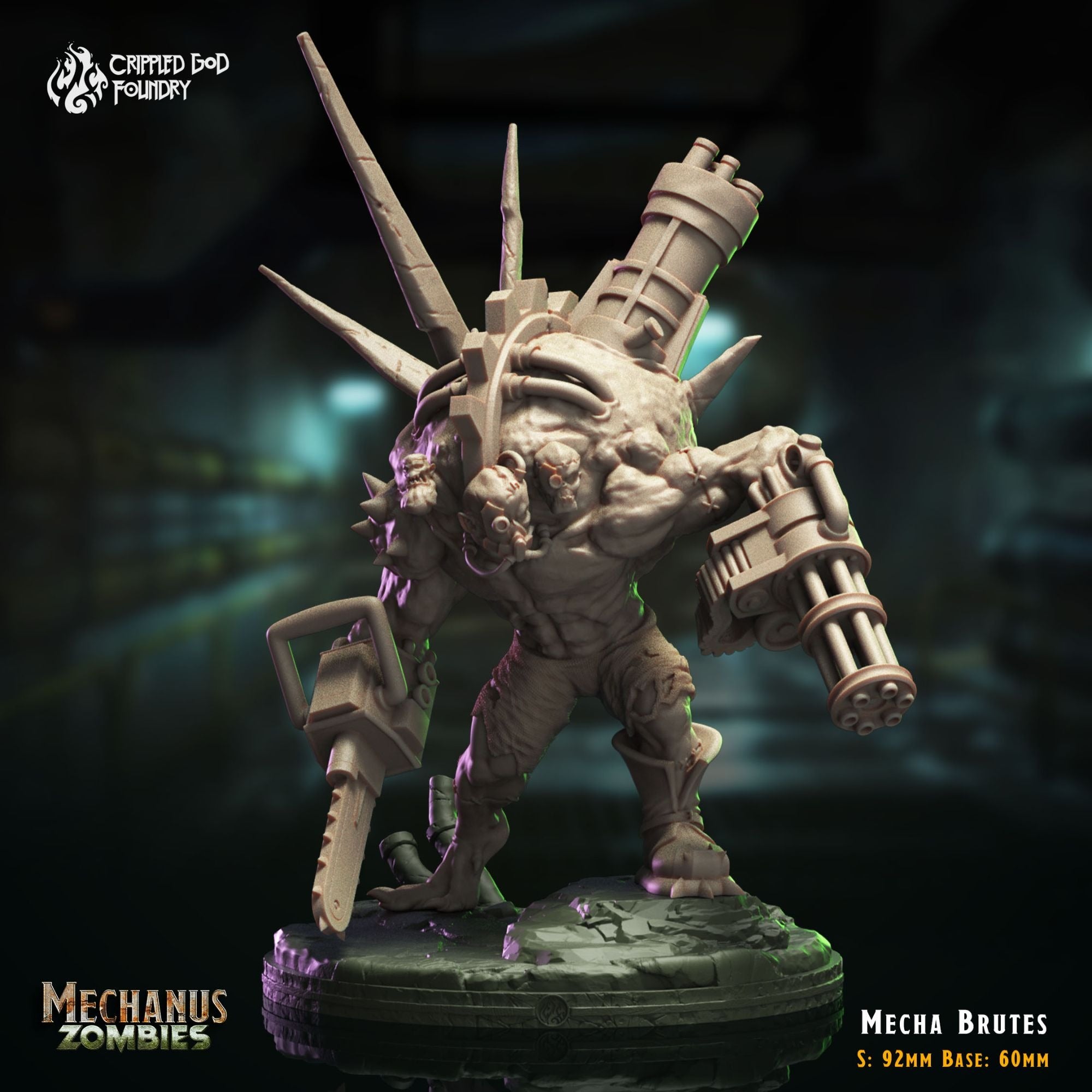 Mecha Brutes - 3d Printed Miniature Sculpted by Crippled God Foundry