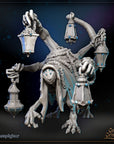 The Lamplighter - 3d printed Miniature by Great Grimoire