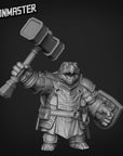 Turtle Crusader (Hammer) - 3d Printed Miniature by Goon Master Games