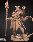 Tiefling Warlock - 3d Printed Miniature by Bite the Bullet