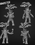 Oyster Mushroom Folk - 3d Printed Miniature Sculpted by Goon Master Games