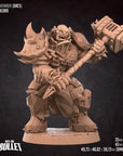 Orc Warlord - 3d Printed Miniature by Bite the Bullet