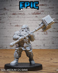 Dwarf Traveler - 3d Printed by Epic Miniatures